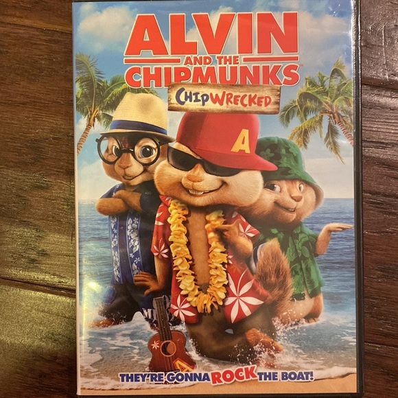 Other - Alvin & The Chipmunks ChipWrecked DVD movie Rated G video special features 2011​